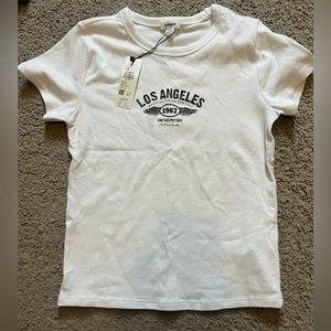 Garage Los Angeles baby tee  new with tags